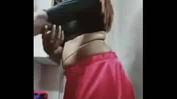 Chunky indian girl striptease video